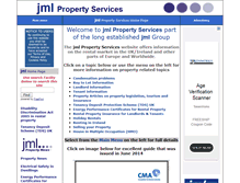 Tablet Screenshot of jmlproperty.co.uk